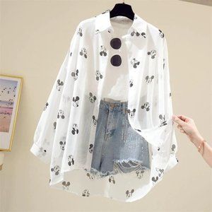 Mickey Mouse Blouse Long Sleeve